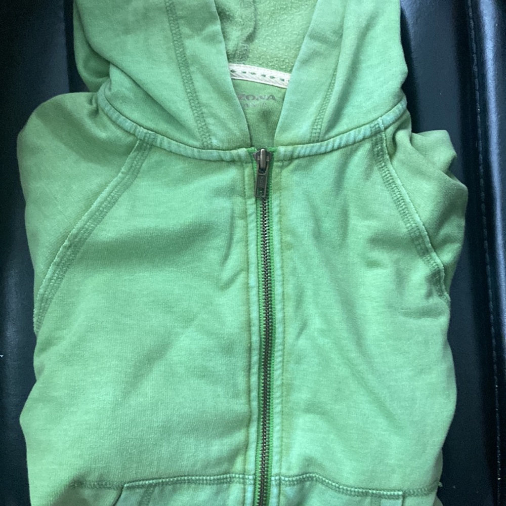 Arizona Light Green Zip Up Jacket